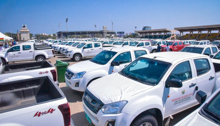Government Procures 840 Pickup Trucks, 350 Buses, 2,000 Motorbikes For Education Ministry