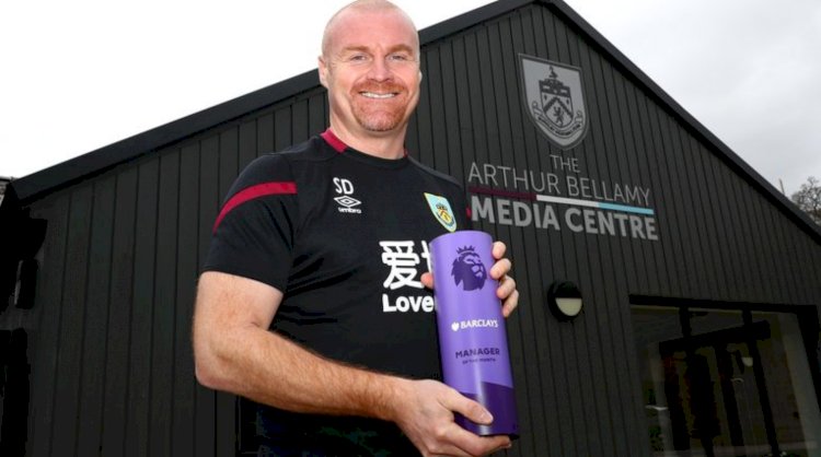 Sean Dyche wins Manager of the Month Award