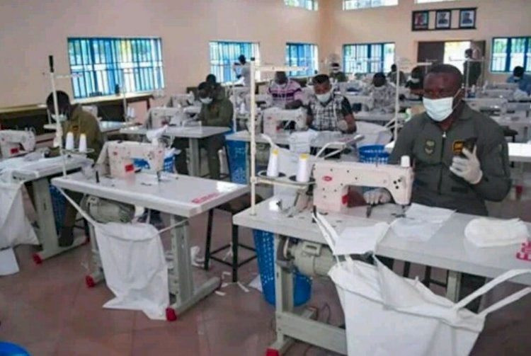 Nigerian Air Force Commences Mass Production Of Face-Masks And Medical Kits