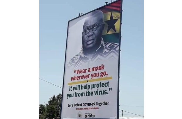 Authorities to Pull Down Covid-19 Billboards Showing Akufo-Addo without Face Mask