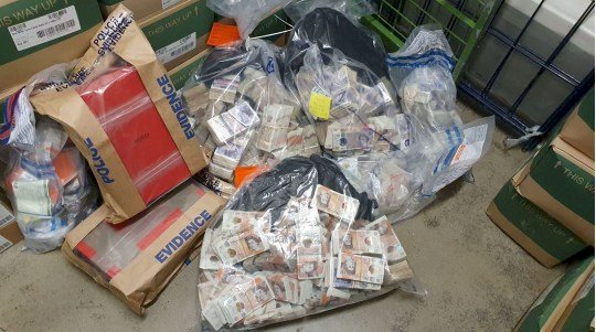 Police find £1,000,000 cash in suspect’s home after stopping his car