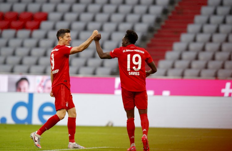 Bundesliga: Bayern Munich cruise past Fortuna Dusseldorf; Bayern 5 :  0 Dusseldorf