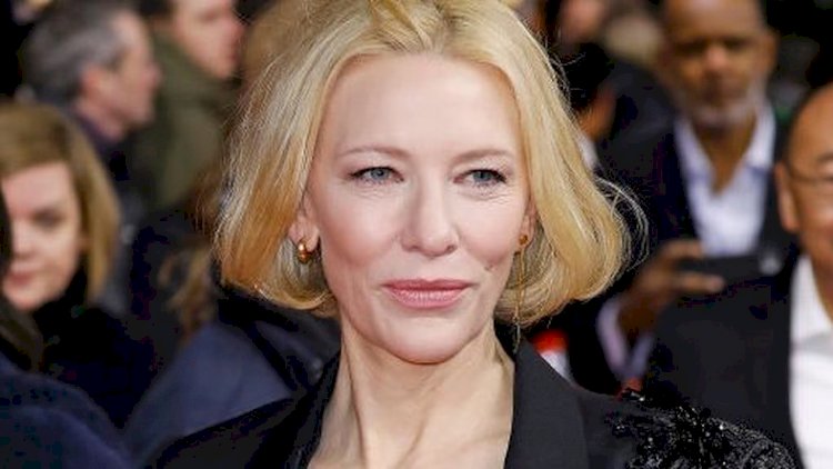 Cate Blanchett has cut her head with a chainsaw during lockdown.