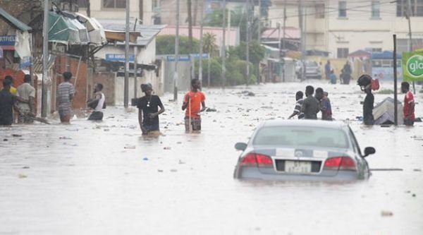 Accra Floods: One Dead, as NADMO moves to Rescue Victims