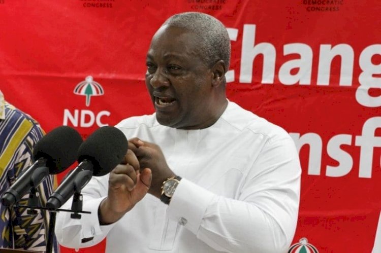 NDC Won’t Accept Results from “Flawed” Election Polls – Mahama