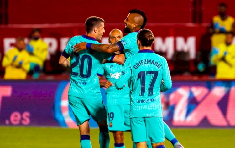 Barcelona extends lead after Mallorca win; Mallorca 0 - 4 Barca