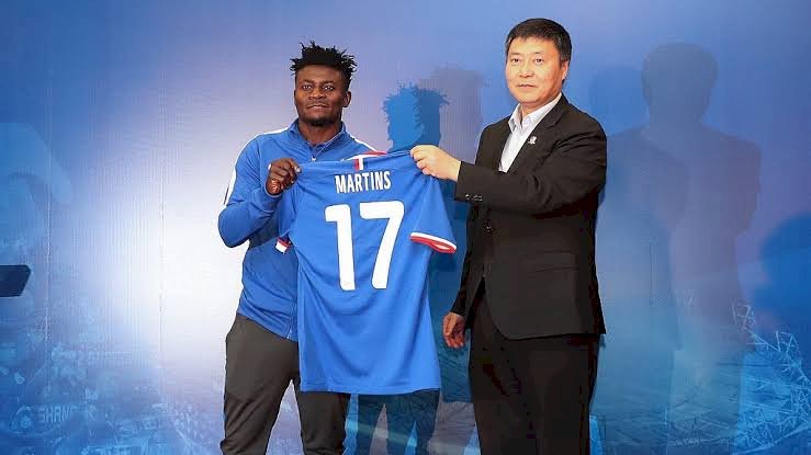 Shanghai Shenhua sign Obafemi Martins To replace Odion Ighalo