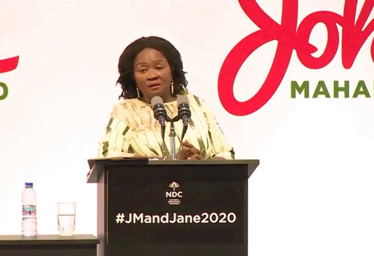 ProfJane Nana’s Speech at her introduction as Mahama’s Running Mate