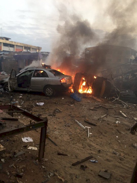Cooking Gas Explosion Hits Ajao Estate, Lagos