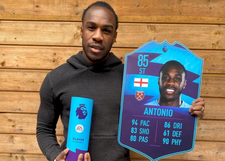 Michail Antonio grabs Player of the Month award