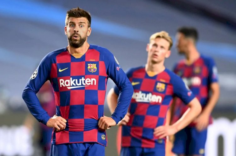 The loss is a disaster - Pique on Barca's heavy defeat