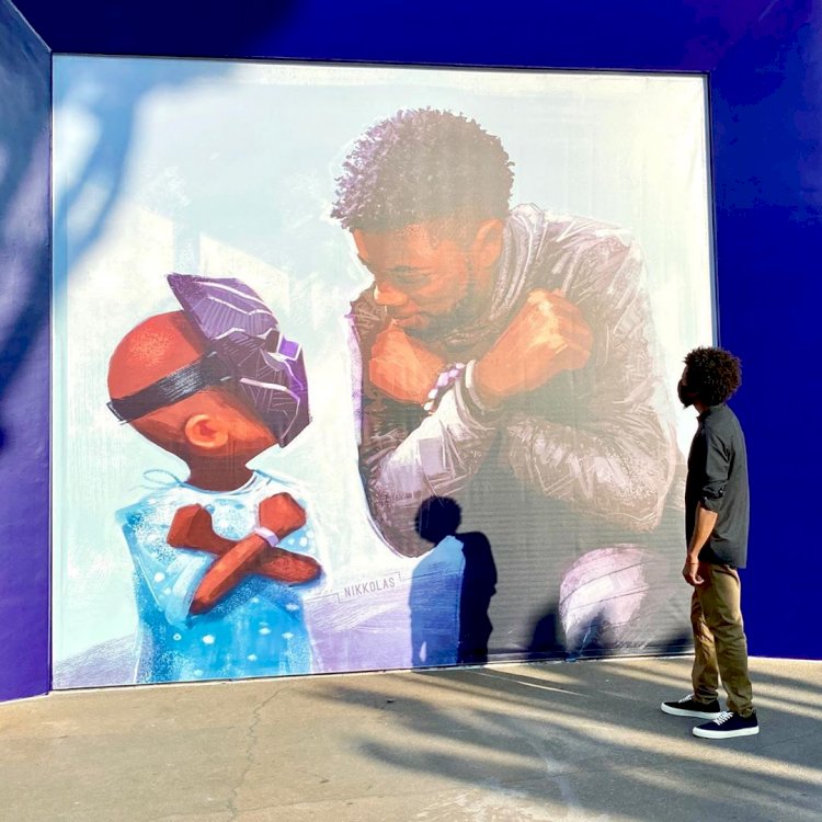 Disneyland immortalises Chadwick Boseman by creating Mural Tribute in his honour