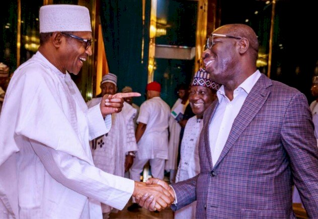 Gov. Obaseki Meets With President Buhari, Says It Will Be 'Immoral' To Return To APC