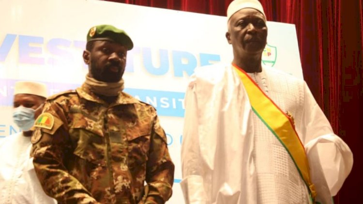 Mali: N’Daou, Coup Leader Sworn In As President, Goodluck Jonathan Witnesses